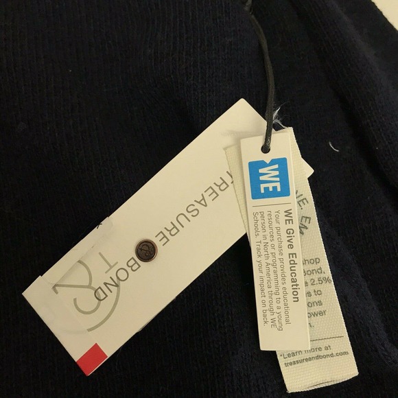 Treasure & Bond Blue Crew Neck Sweater - Picture 5 of 8